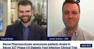 alt="James Graham CEO of Recce Pharmaceuticals"